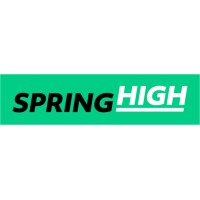 Spring High, een leergemeenschap van basisschool tot voortgezet onderwijs (mavo, havo en vwo) Logo