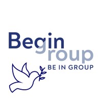 Begin Group. Education Marketing and Student Recruitment Logo