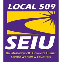 SEIU Local 509 - The Massachusetts Union for Human Service Workers & Educators Logo