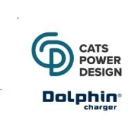 Cats Power Design & Dolphin Charger Logo