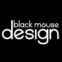 Black Mouse Design Logo