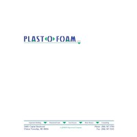 Plasto-O-Foam Logo