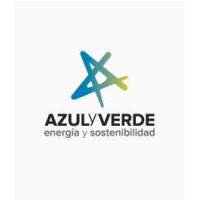 AZUL Y VERDE ENERGÍA Y SOSTENIBILIDAD Logo