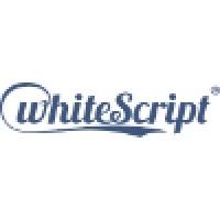 White Script Logo
