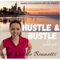 Hustle & Bustle podcast Logo