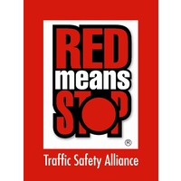 Red Means Stop Traffic Safety Alliance Logo