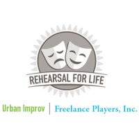 Rehearsal for Life, Inc. (Urban Improv/Freelance Players, Inc.) Logo