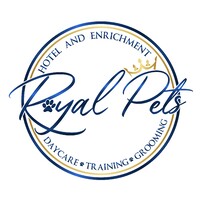 The Royal Pets Hotel, Pet Care and Enrichment Logo
