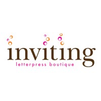 inviting : letterpress boutique in Austin, Texas Logo
