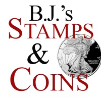 BJs Stamps and Coins Logo