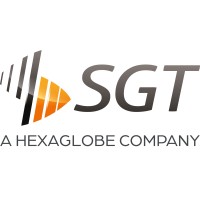SGT, a HEXAGLOBE Company Logo