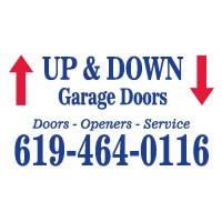 Up & Down Garage Doors Logo