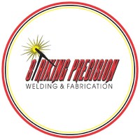 Striking Precision Welding and Fabrication Logo