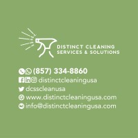 Distinct Cleaning Services and Solutions Logo