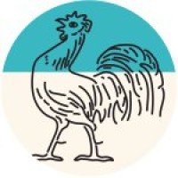 Two Roosters Ice Cream Logo