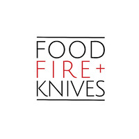 Food Fire + Knives Logo