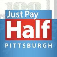Just Pay Half Pittsburgh Logo