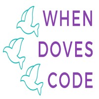 When Doves Code Logo