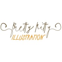Pretty Kitty Illustration Logo