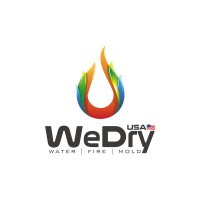 WeDry USA ∙ Restoration Company Logo