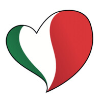 I Love Italian Food Logo