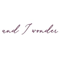 And I Wonder Logo