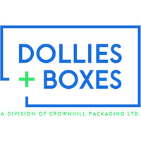 Dollies & Boxes Unlimited; a division of Crownhill Packaging Ltd. Logo