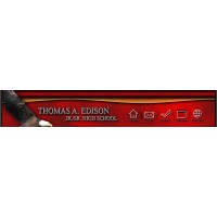 Thomas A Edison Jr-Sr High School Logo