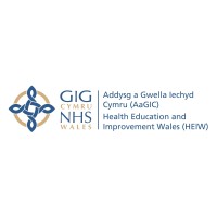Health Education and Improvement Wales (HEIW)/Addysg a Gwella Iechyd Cymru (AaGIC) Logo