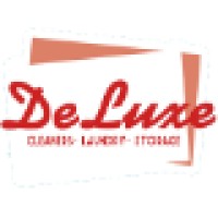 DeLuxe Cleaners *Dry Cleaners *Laundry * Storage Logo