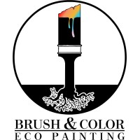 Brush & Color Eco Painting Logo