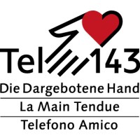 Tel 143 - Emergency hotline for emotional support Logo