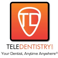 Teledentistry.com. Your Dentist Anytime , Anywhere® Logo