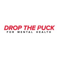 Drop the Puck for Mental Health Logo