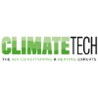Climate Tech Air Conditioning & Heating Logo