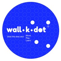 wall.k.dot 🔵 Stick the dots and Move. Play. Learn. Logo