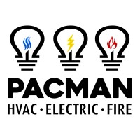 Pacman HVAC | Electric | Fire Logo