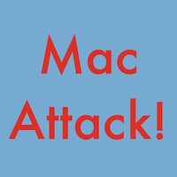 Mac Attack! Custom Apple Computers Logo