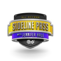 Sideline Pass with Jennifer Hale Logo