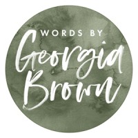Words by Georgia Brown Logo