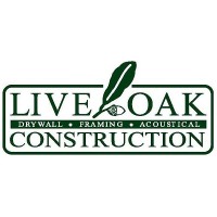 Live Oak Drywall & Acoustical Systems, Inc., Live Oak Construction Logo