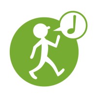 1km à pied Logo