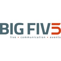 BIG FIV5 | Live . Communication . Events | Logo