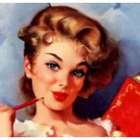 1950 pinup Logo