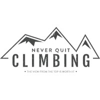 Never Quit Climbing Logo