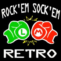 RockEm SockEm Retro LLC> Logo