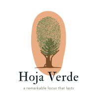 Hoja Verde Flowers Logo