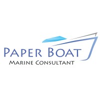 Paper Boat Marine Consultant Logo