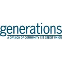 Generations, a division of Community 1st Credit Union Logo