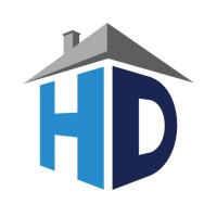 HD Roofing and Construction Logo